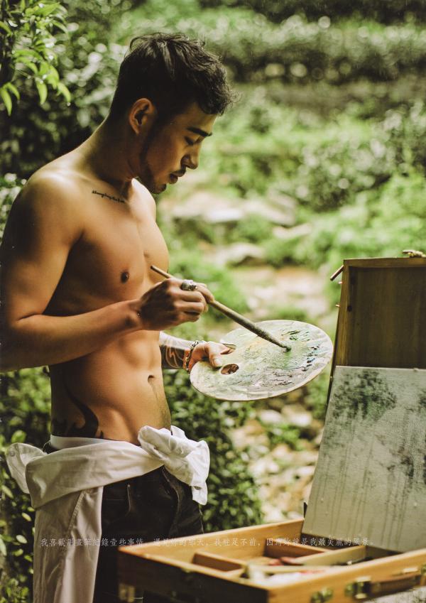 謝梓秋男性ヌード写真集「LOVE-Entanglement」-茶顏