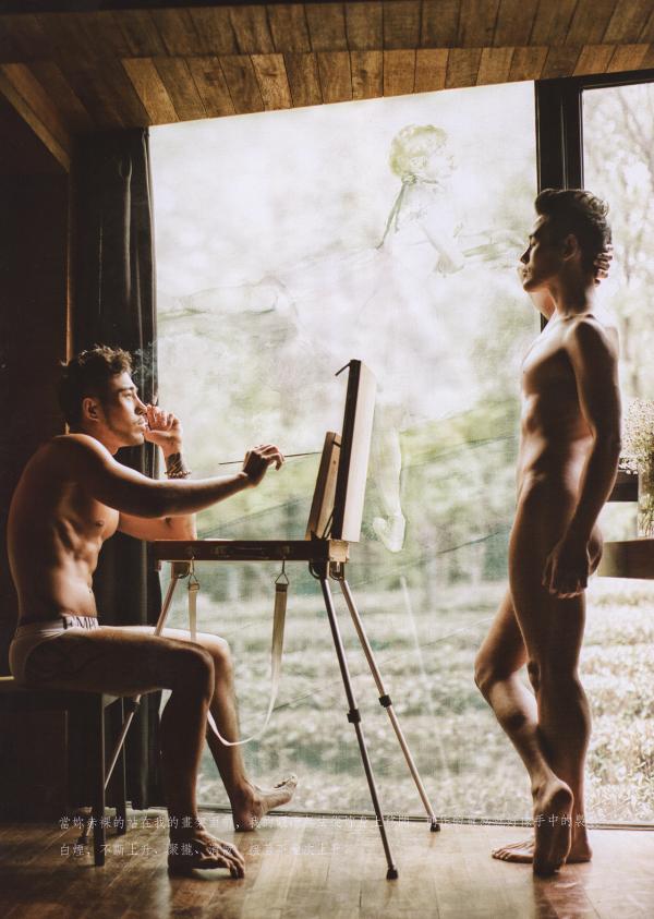 謝梓秋男性ヌード写真集「LOVE-Entanglement」-茶顏